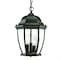 Homeroots 14.75 x 9.5 x 9.5 in. Wexford 3-Light Matte Black Hanging Light 397997 - alternate 1